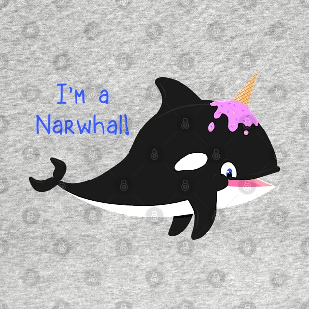 Narwhal Whale by Ahhhvocadoh